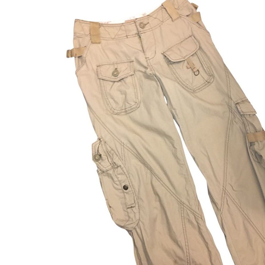 Abercrombie & Fitch VINTAGE Y2K Abercrombie & Fitch Cargo Khaki Pants Size 00 Size 24" / US 00 / IT 34 - 5 Thumbnail