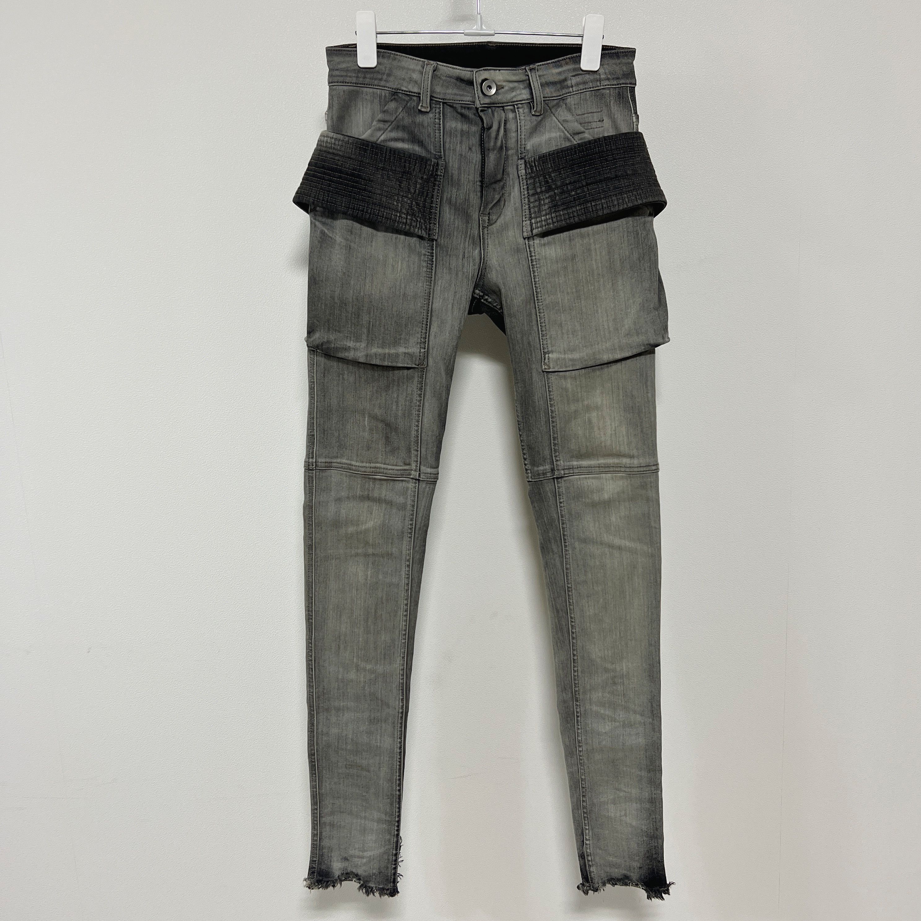 Rick Owens Rick Owens SS24 Geth Cut Denim Jeans Sky | Grailed