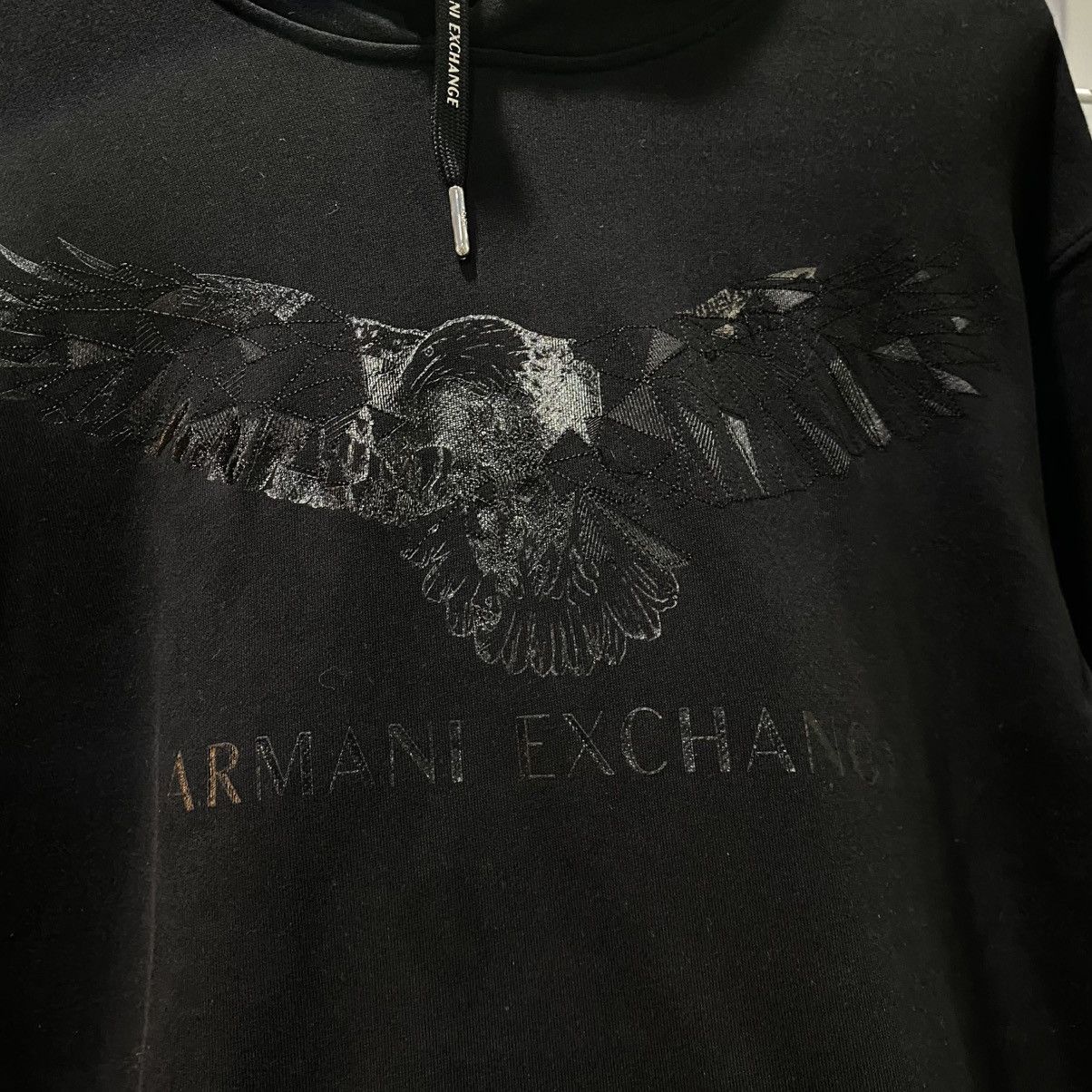 Armani Exchange Armani Exchange Eagle Print Hoodie Size US XL / EU 56 / 4 - 5 Thumbnail