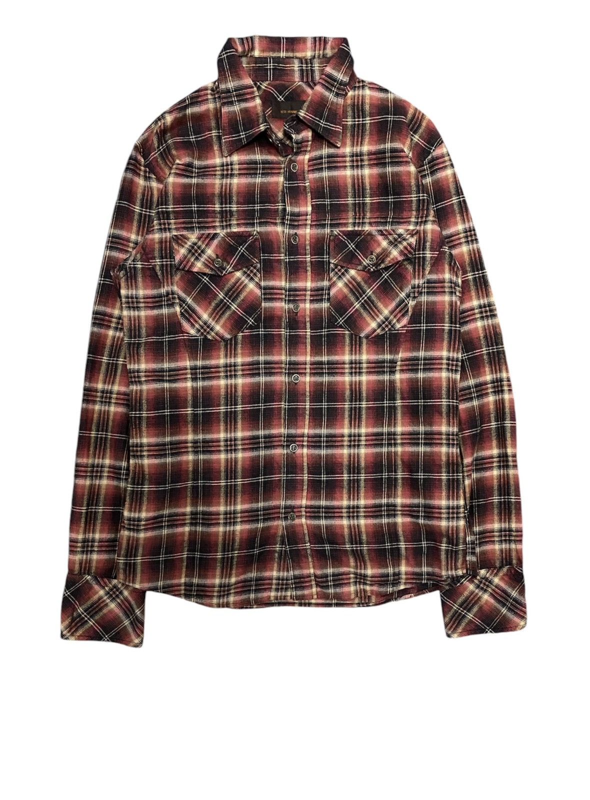 Japanese Brand × Kiminori Morishita × Tete Homme 🔥kiminori era Shadow Flannel Size US M / EU 48-50 / 2 - 1 Thumbnail