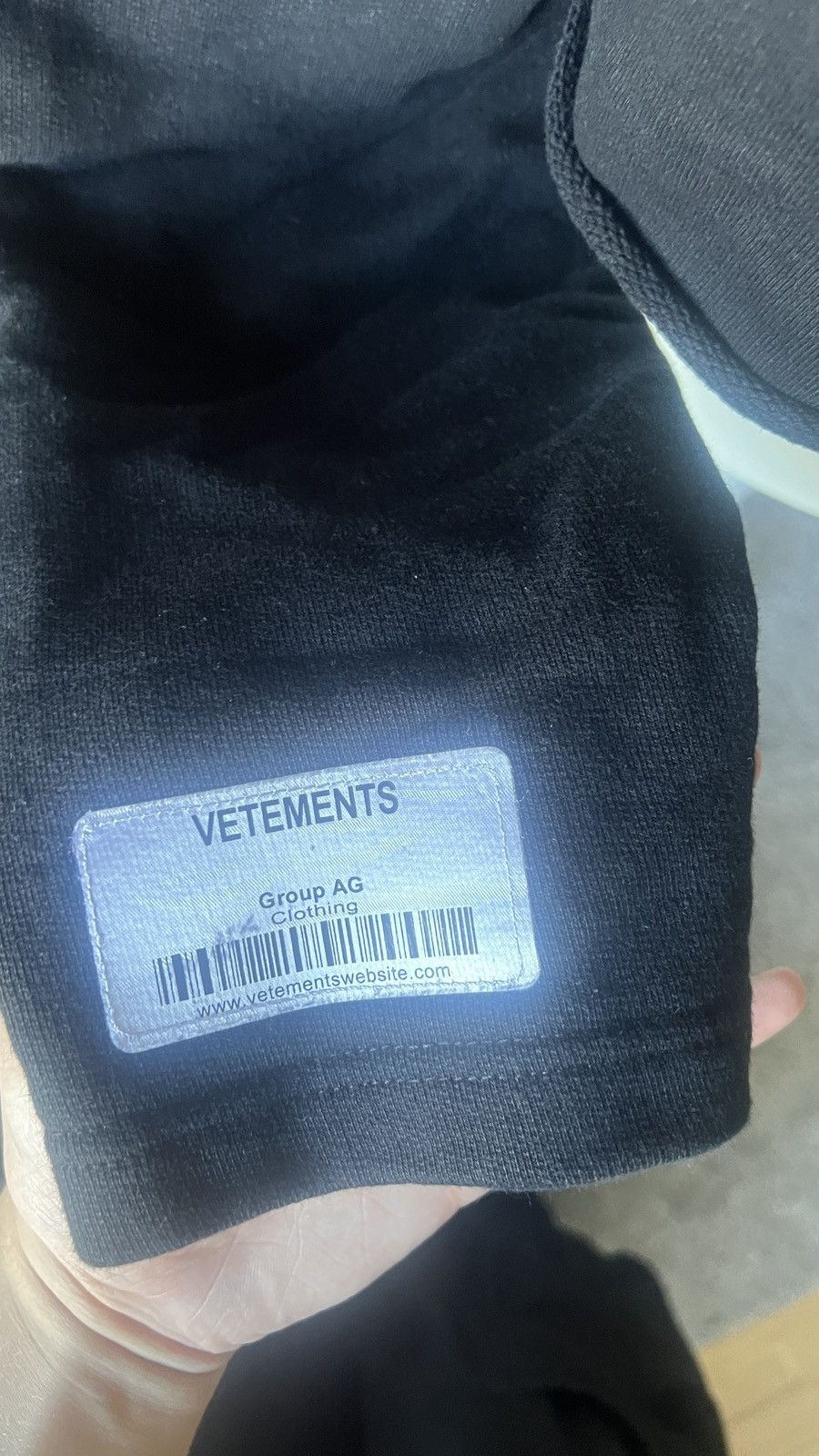Vetements Vetements Custom Cropped Label Sweater Size M / US 6-8 / IT 42-44 - 2 Thumbnail