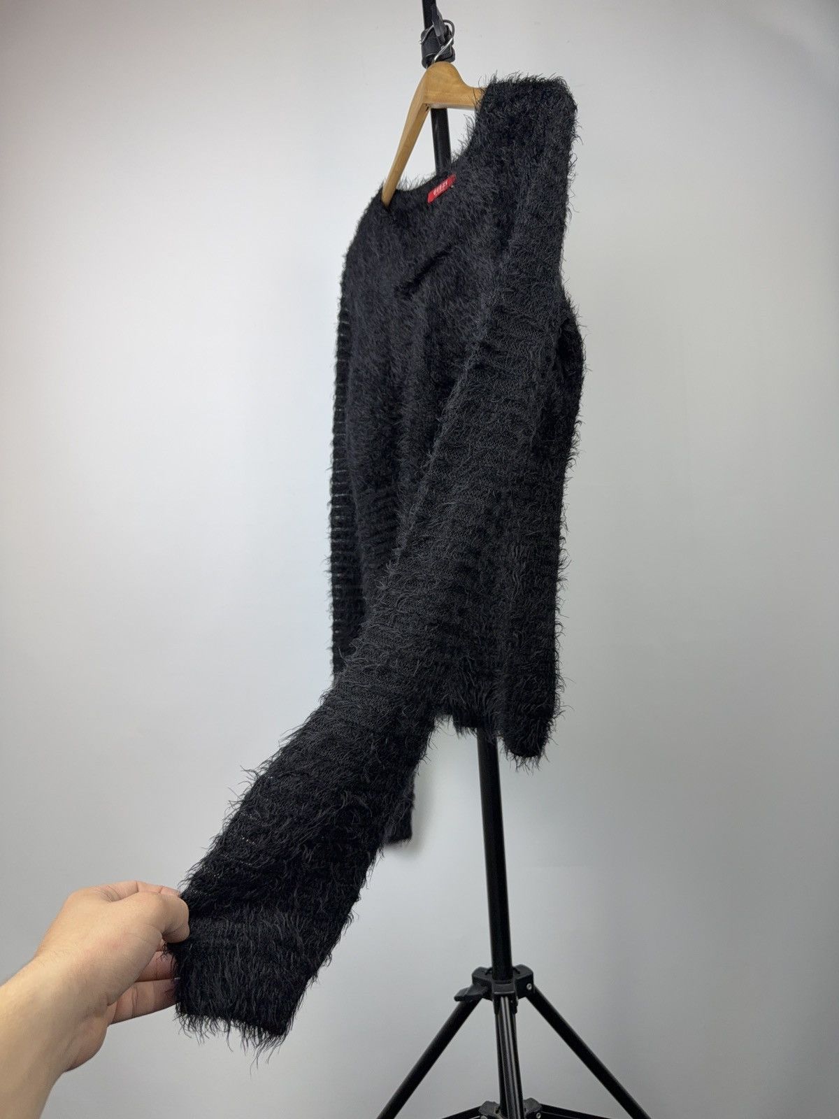 Guess Designer Avant Garde Fluffy Mohair Guess long sleeve seater Size M / US 6-8 / IT 42-44 - 5 Thumbnail