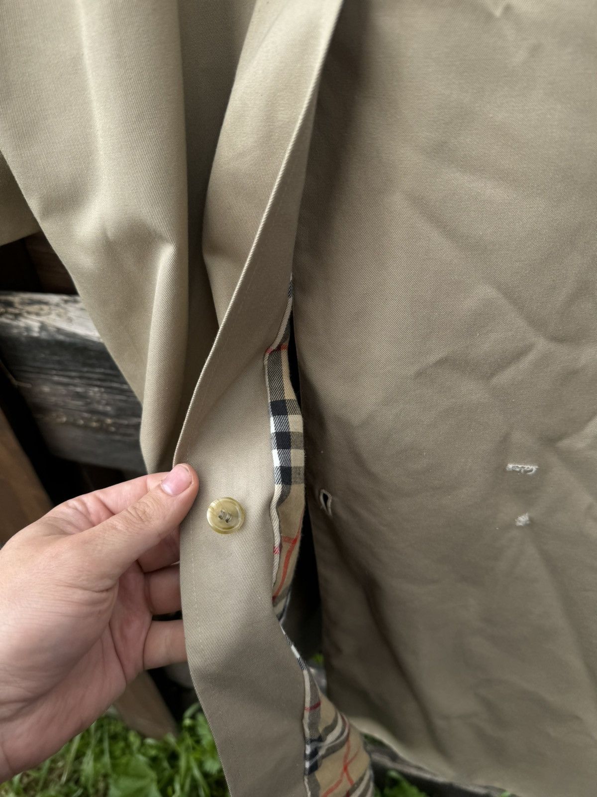 Burberry × Vintage Burberry beige long trench coat with lining vintage Size US L / EU 52-54 / 3 - 17 Thumbnail