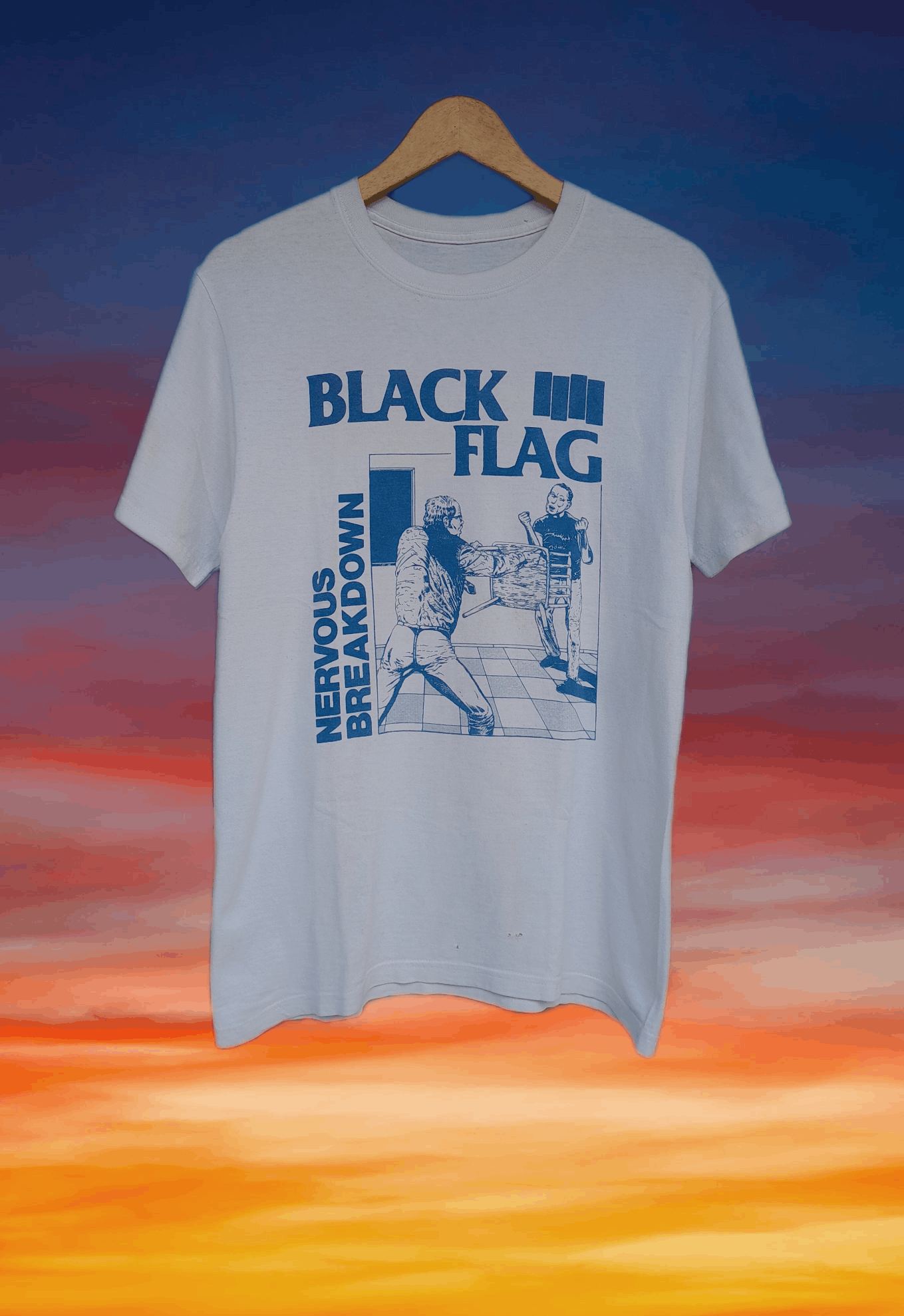 Band Tees Y2K Vintage Black Flag Nervous Breakdown raptee style punk Size US S / EU 44-46 / 1 - 1 Thumbnail