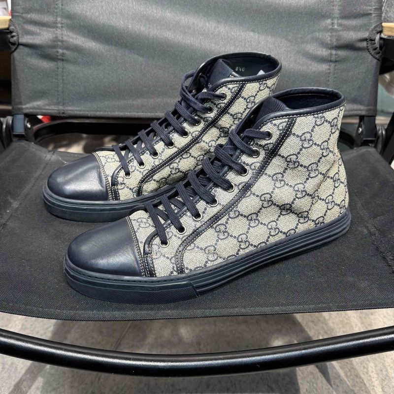 Gucci Gucci GG Supreme High-Top Sneakers for Men - Size US 9.5 / EU 42-43 - 1 Thumbnail