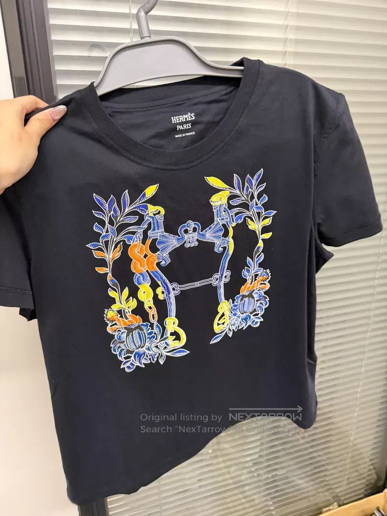 Hermes Hermes Horseman Knight H Letter Short Sleeve Size M / US 6-8 / IT 42-44 - 1 Thumbnail