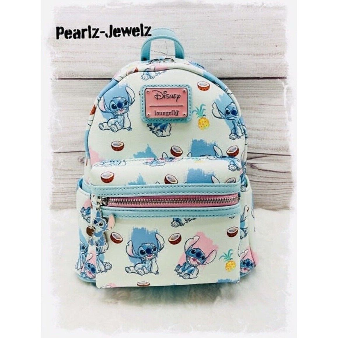 Disney Loungefly Disney Lilo & Stitch Coconut Allover Print Mini Ba Size ONE SIZE - 1 Thumbnail