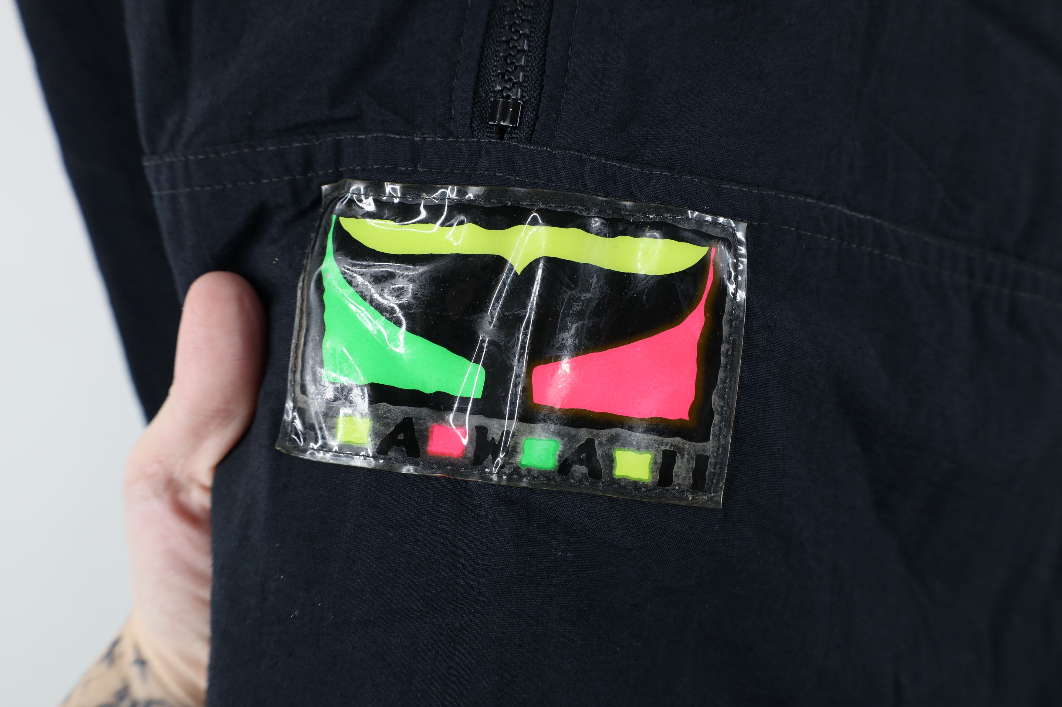 Vintage Vintage 90s Streetwear Whale Tail Windbreaker Jacket USA Size US XL / EU 56 / 4 - 7 Thumbnail