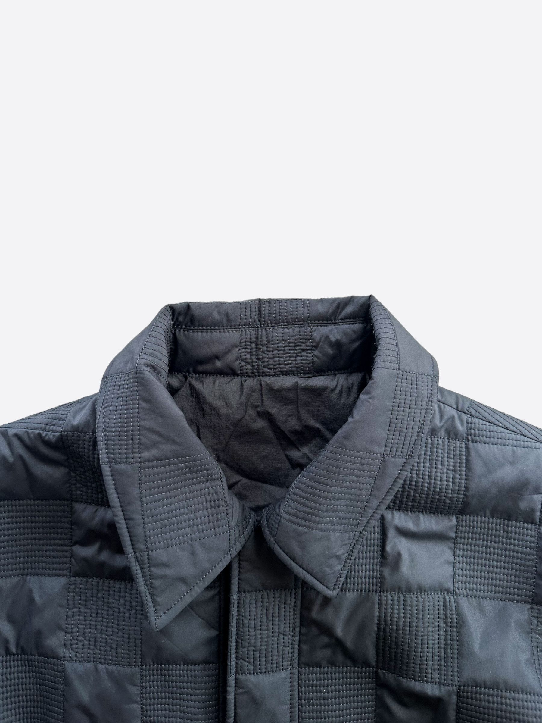 Louis Vuitton Louis Vuitton Black Damier Padded Jacket Size US XL / EU 56 / 4 - 3 Thumbnail