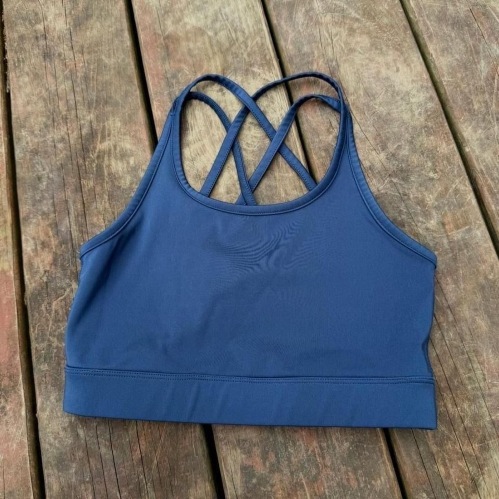 Threads 4 Thought Threads 4 Thought Sports Bra XS Criss Cross Activewear Size ONE SIZE - 1 Thumbnail