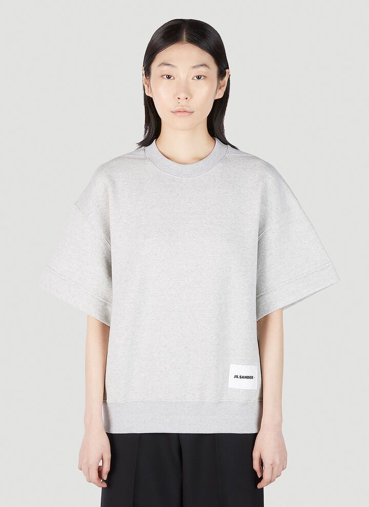 Jil Sander o1mt1gz0426 T-Shirt in Gray Size M / US 6-8 / IT 42-44 - 1 Thumbnail