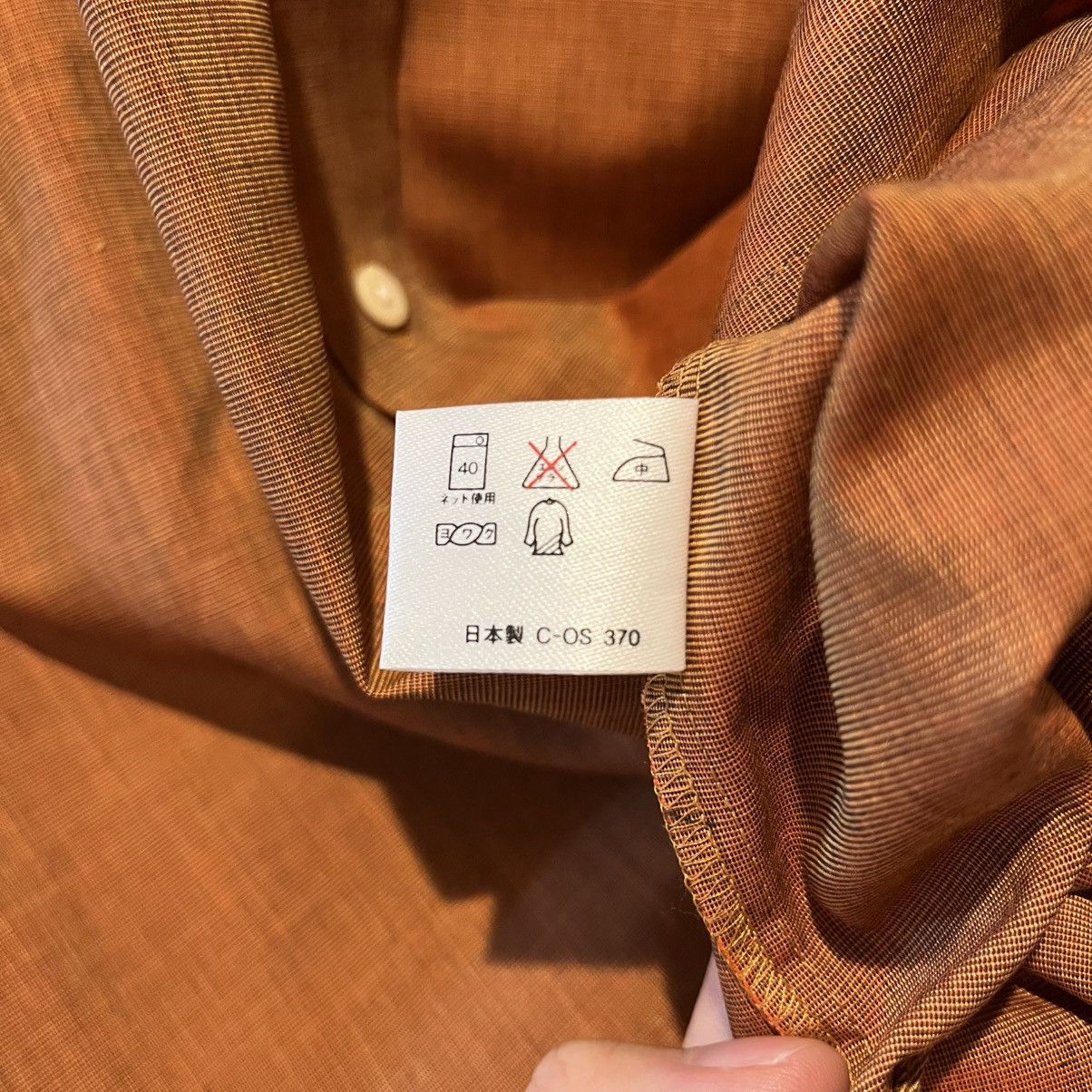 Helmut Lang × Japanese Brand Made in Japan metallic bronze half shirts Size US M / EU 48-50 / 2 - 5 Thumbnail