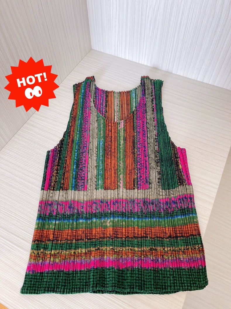 Issey Miyake Issey Miyake size:3 Ethnic-style striped vest Size S / US 4 / IT 40 - 3 Thumbnail