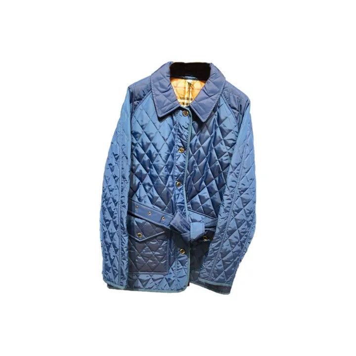 Burberry Burberry Quilted Long Sleeve Coat for Women 0079 Size M / US 6-8 / IT 42-44 - 1 Thumbnail