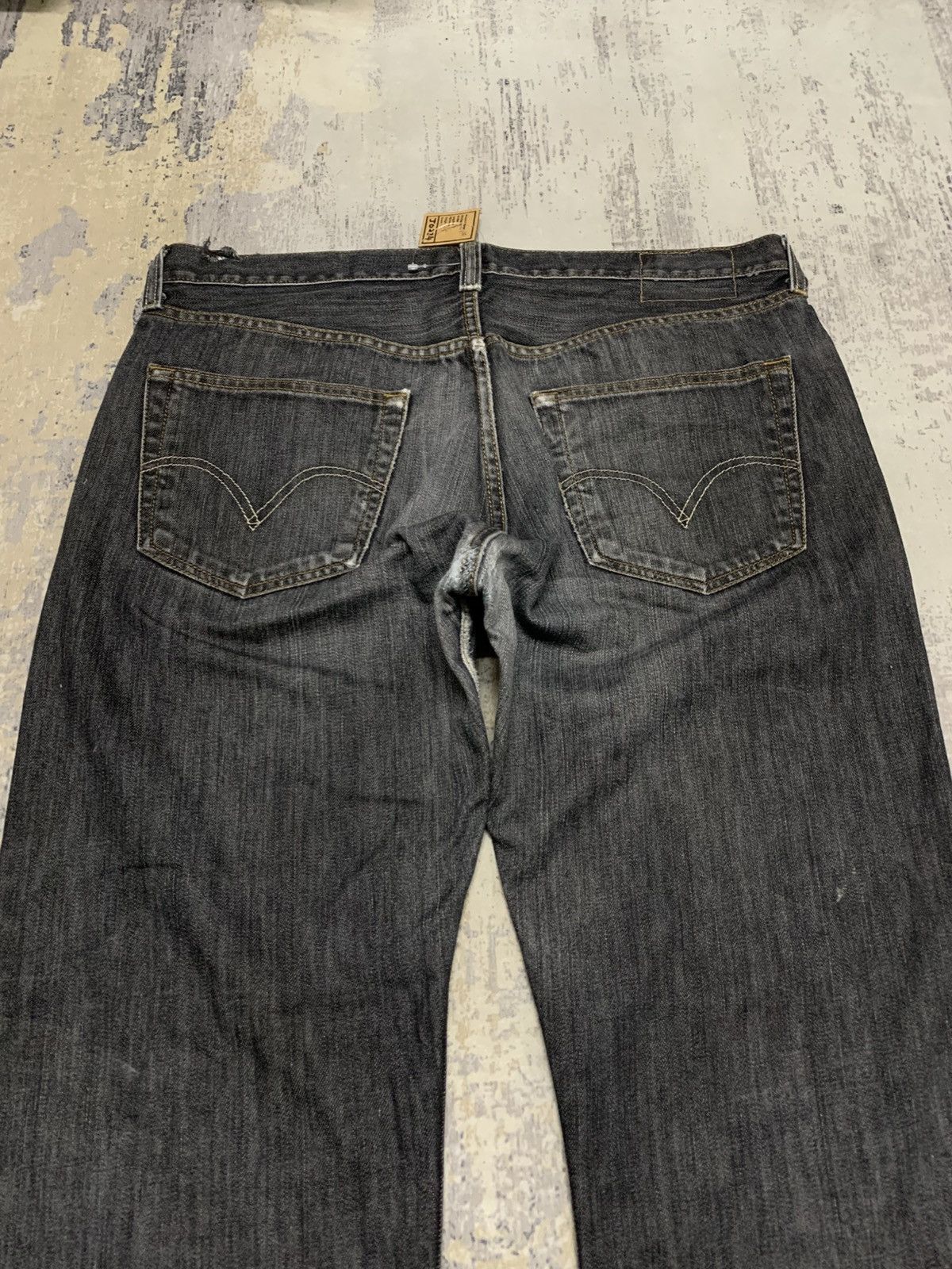 Levi's Vintage Y2K Levis 501 Distressed Black Jeans W36x30 Size US 36 / EU 52 - 7 Thumbnail
