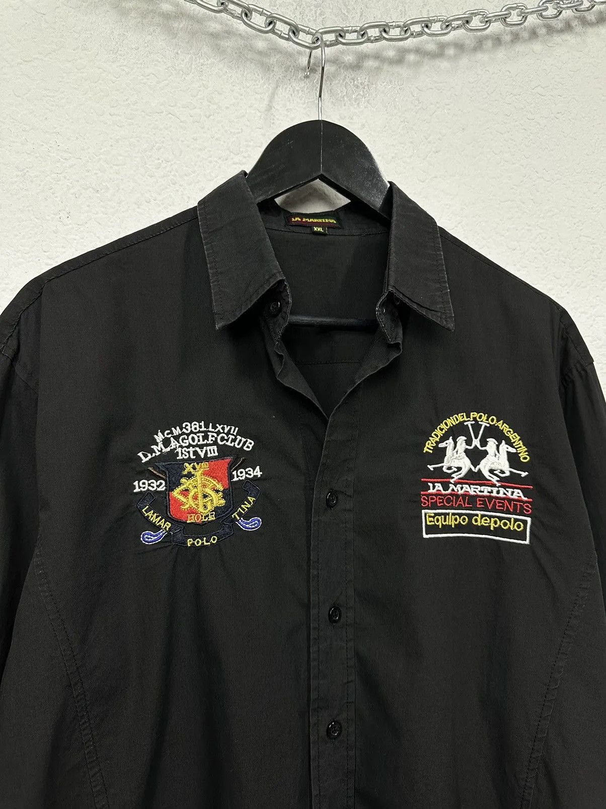 Ralph Lauren Long Sleeve La Martina Buenos Aires Button Shirt Y2K Size US M / EU 48-50 / 2 - 5 Thumbnail
