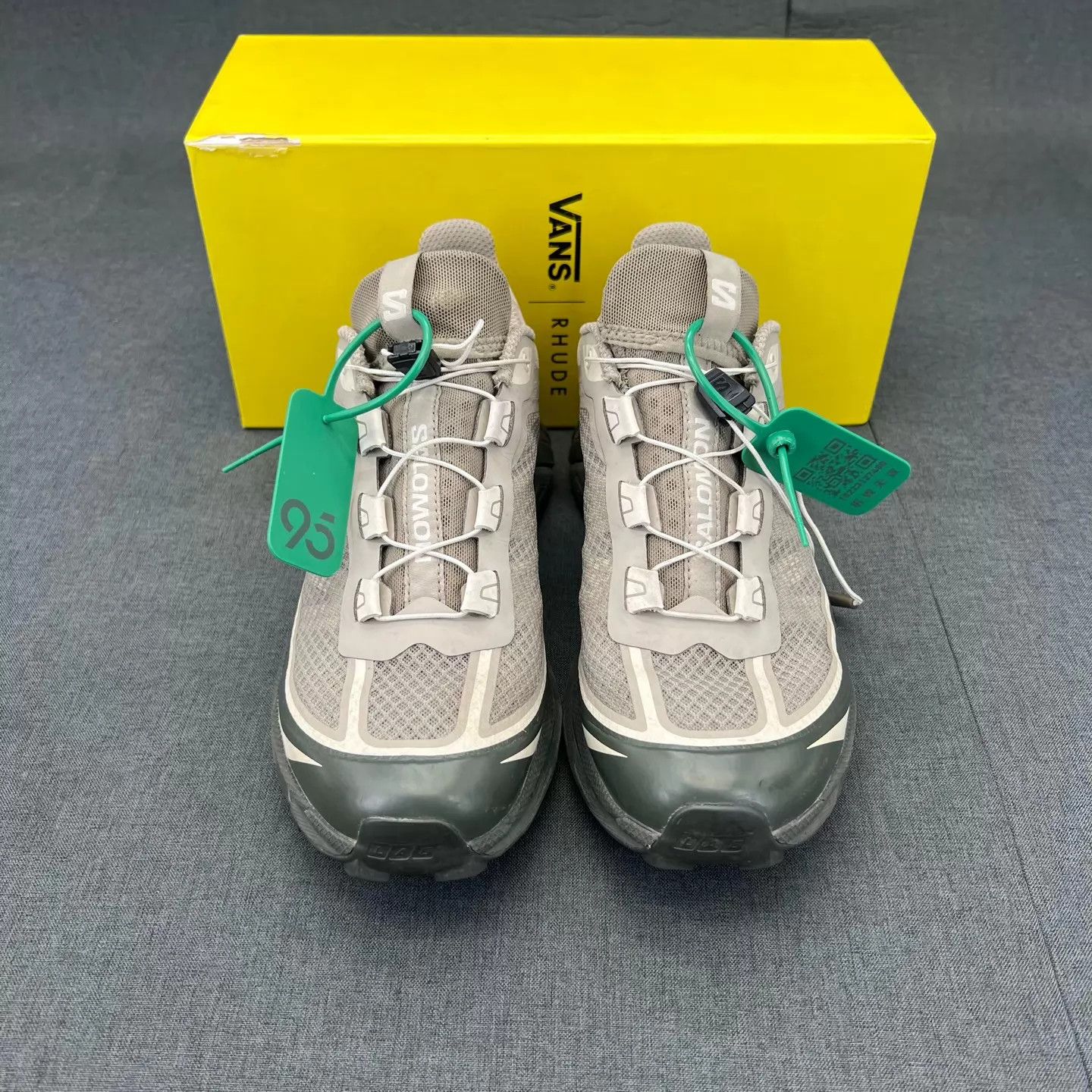 Salomon Salomon XT-6 Khaki Gray men's 40.5 Size US 7.5 / EU 40-41 - 4 Thumbnail
