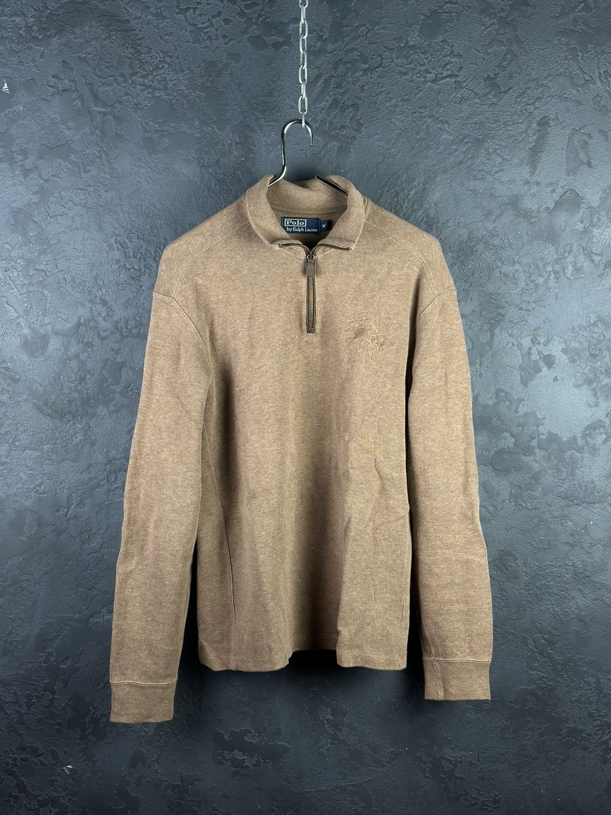 Polo Ralph Lauren × Vintage Vintage Polo Ralph Lauren Sweater 1/3 Zip 90s Size US M / EU 48-50 / 2 - 1 Thumbnail