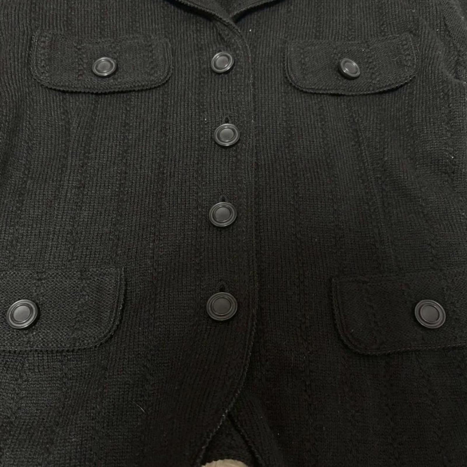 Other Comme ca du mode grunge 2000s style black wool jacket Size XS / US 0-2 / IT 36-38 - 5 Thumbnail