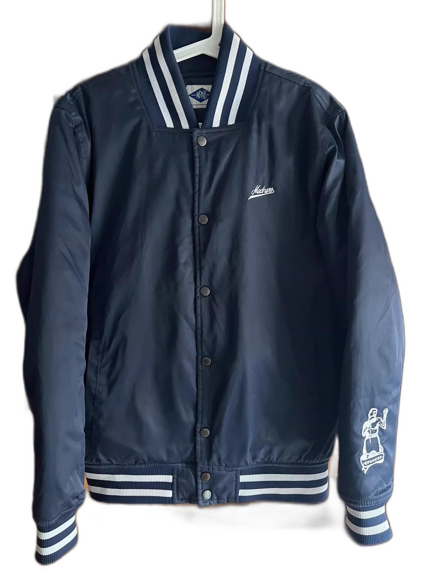 Madness Madness 14AW Indigo Baseball Jacket Size US L / EU 52-54 / 3 - 1 Thumbnail