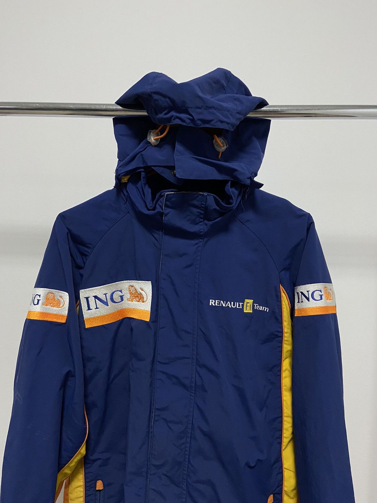 Formula 1 × Vintage Renault F1 Team Racing Jacket Vintage Big Logo Hooded Size US S / EU 44-46 / 1 - 3 Thumbnail
