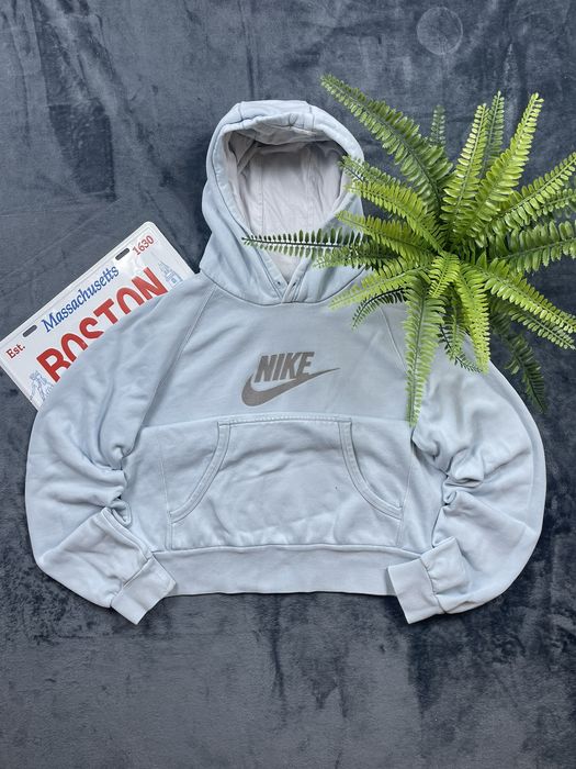 Nike vintage hoodie discount blue