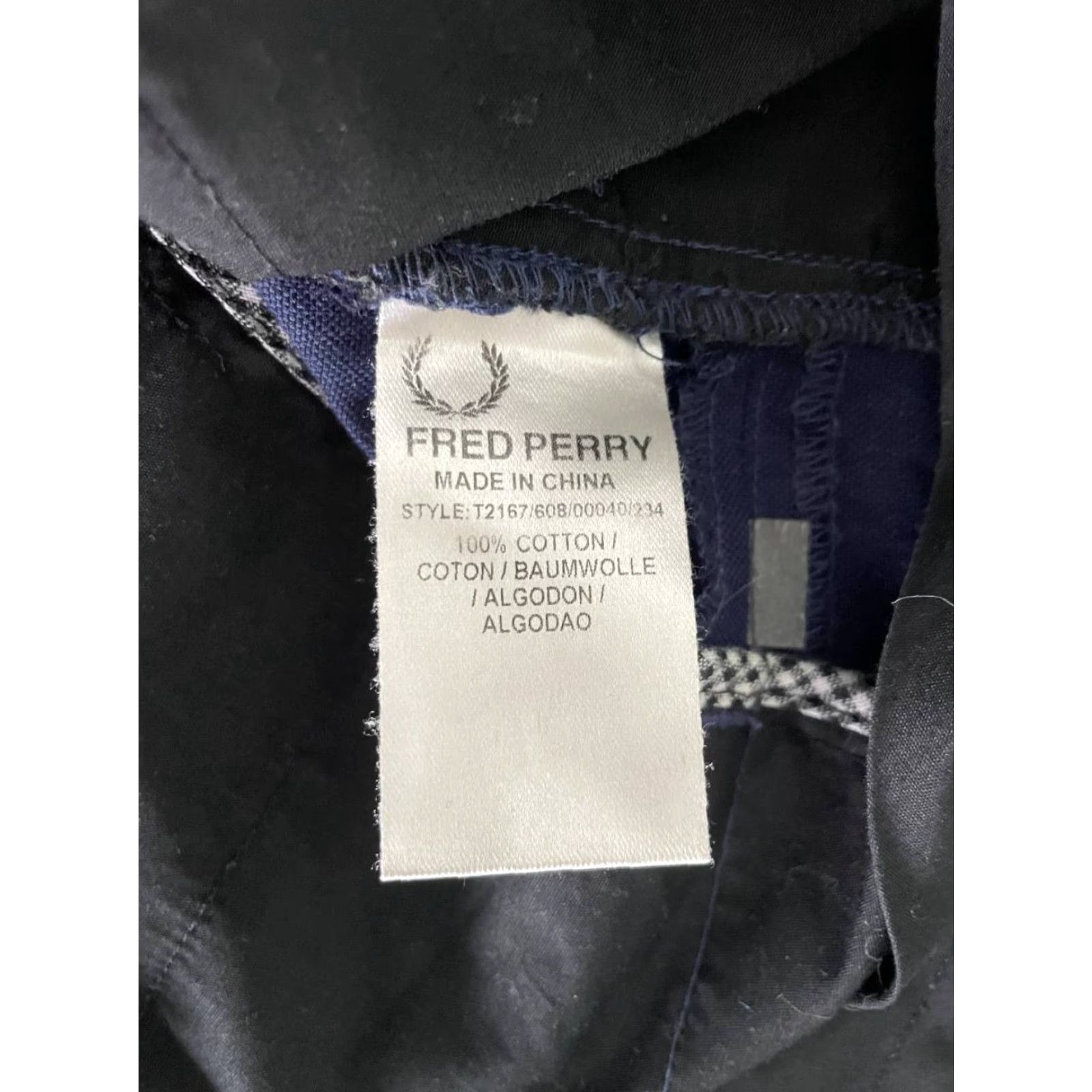 Fred Perry Fred Perry Mens Casual Pants Size L Blue Cotton Belt Loop High Rise Regular Size US 33 - 5 Thumbnail