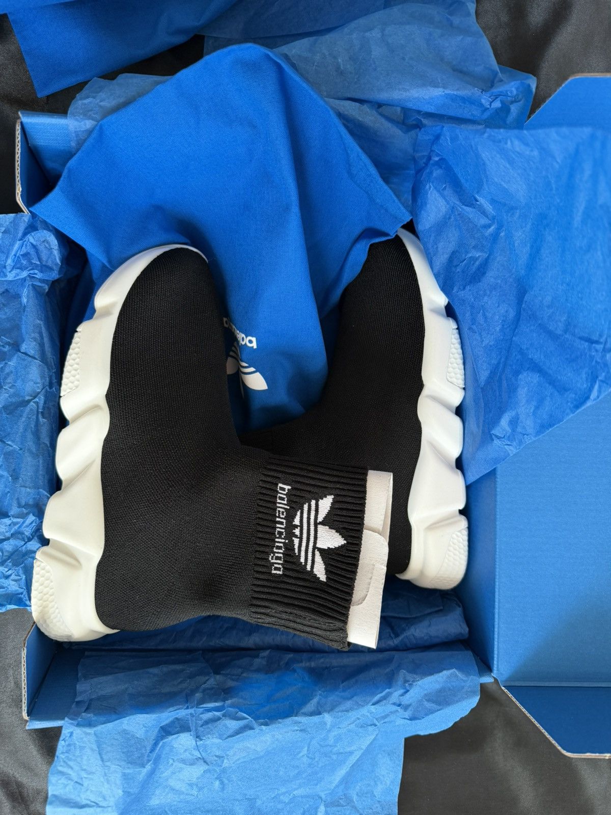 Adidas × Balenciaga Adidas x Balenciaga Speed LT Sock Sneakers Size US 4 / IT 34 - 5 Thumbnail