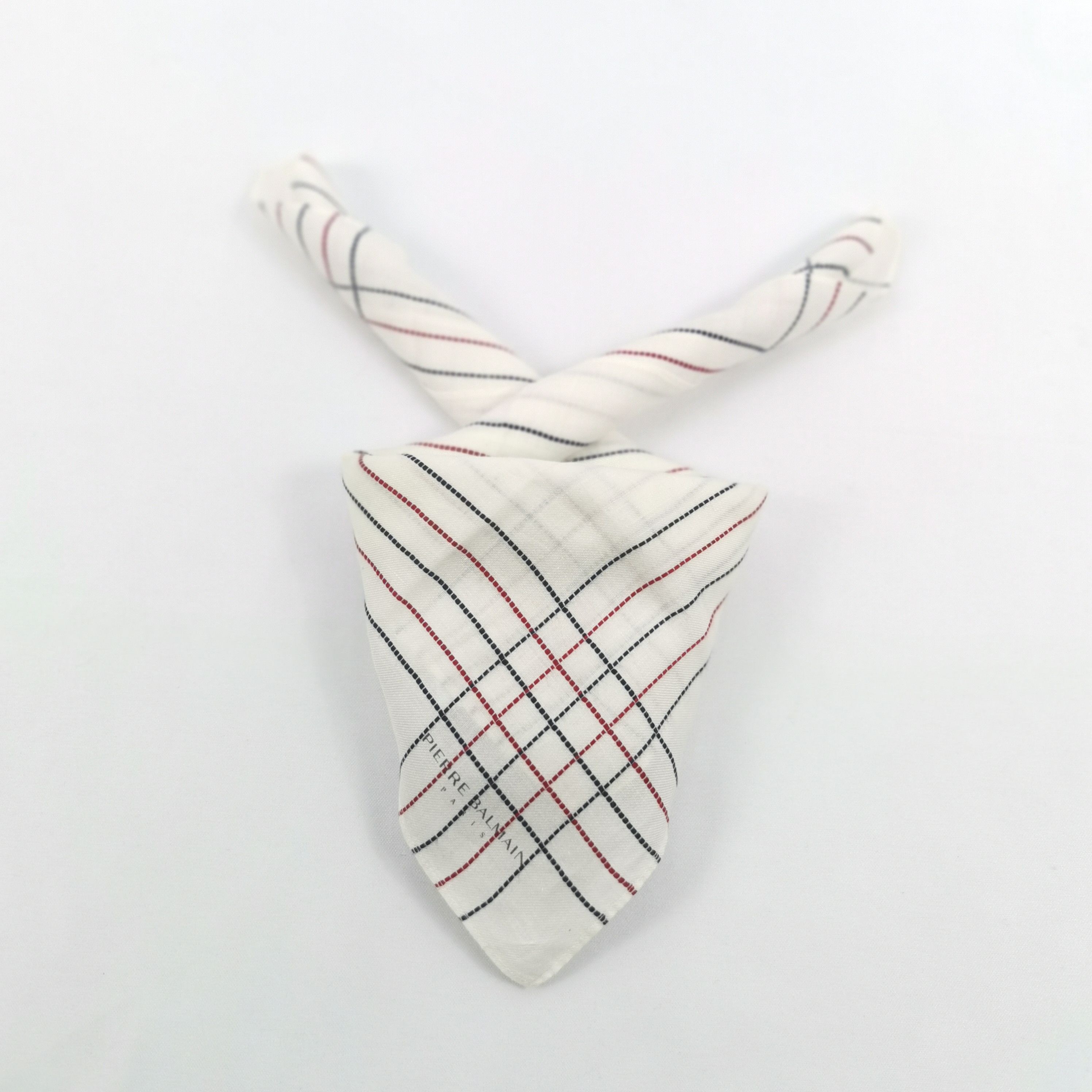 Japanese Brand Vintage Pierre Balmain Handkerchief Neckerchief Bandana. Size ONE SIZE - 1 Thumbnail