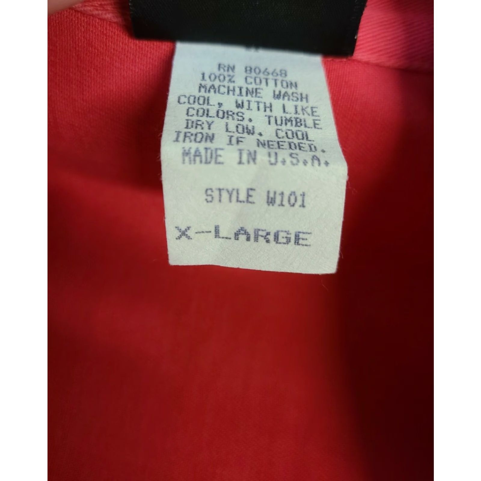 Vintage VINTAGE Ranch Exit Long Sleeve Shirt XL Red Mens 80s 90s Made in USA Size US XL / EU 56 / 4 - 3 Thumbnail