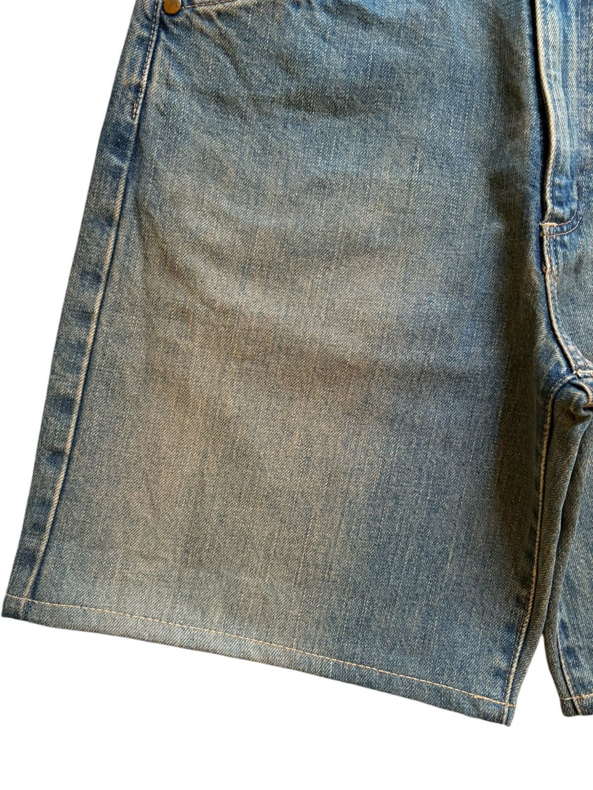 Wrangler Vintage Wrangler Blue Bell Selvedge Mud Wash Jean Short Size US 27 - 9 Thumbnail