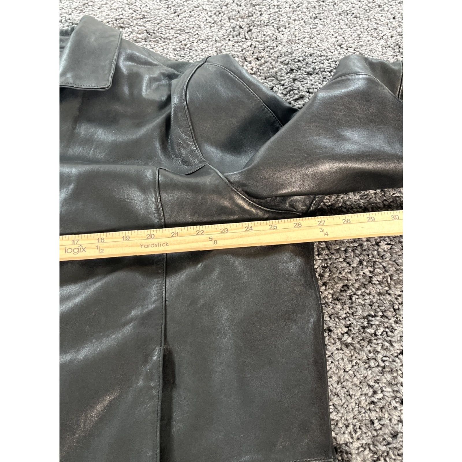 Vintage VINTAGE Wilsons Leather Jacket Mens XLT Full Zip Pelle Studios Black Thinsulate Leather Jacket Zipper Mens XLT Black Size US XL / EU 56 / 4 - 3 Thumbnail