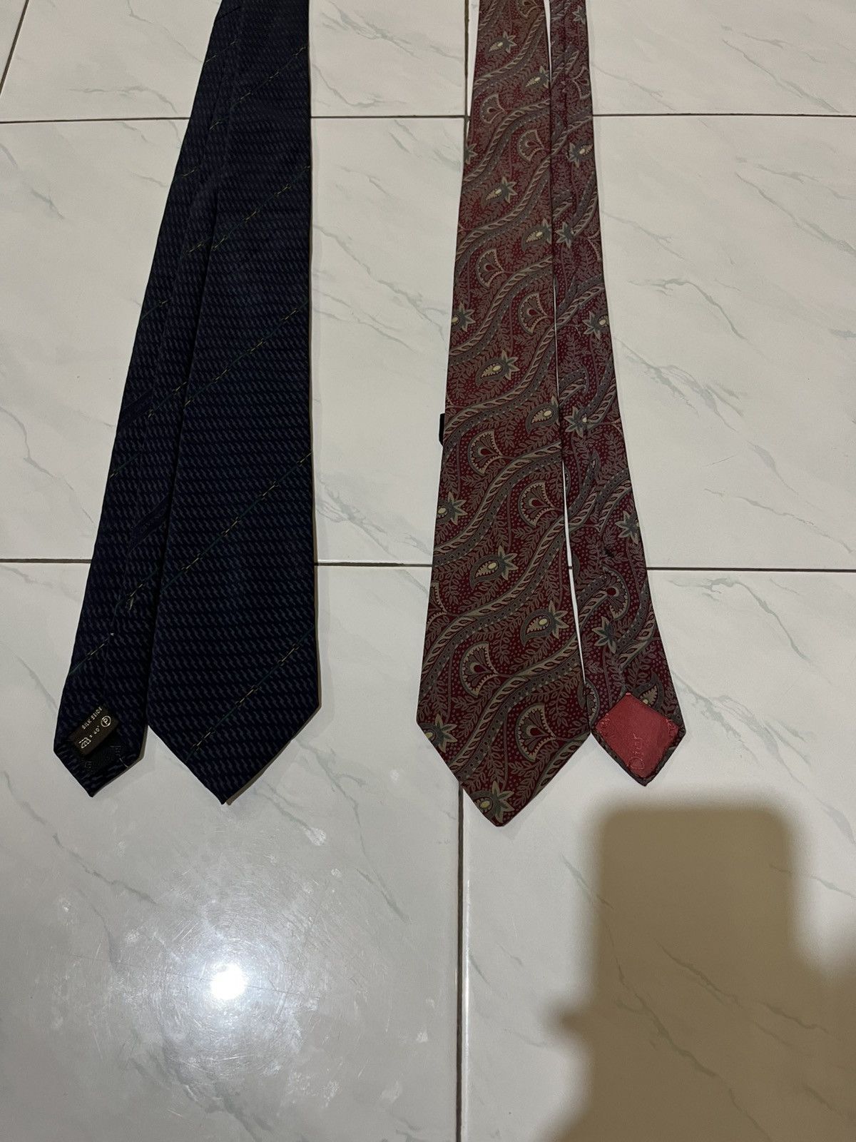 Designer 🔥Bundle 2 Ties Givenchy & Christian Dior Monsieur Size ONE SIZE - 2 Thumbnail