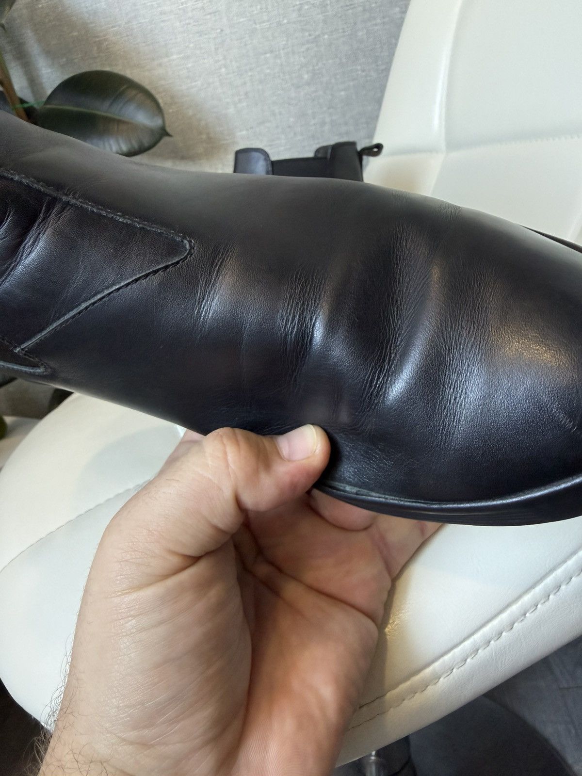 Prada Prada Black Leather Chelsea Boots Ankle Elastic Panel Shoes Size US 8.5 / EU 41-42 - 7 Thumbnail