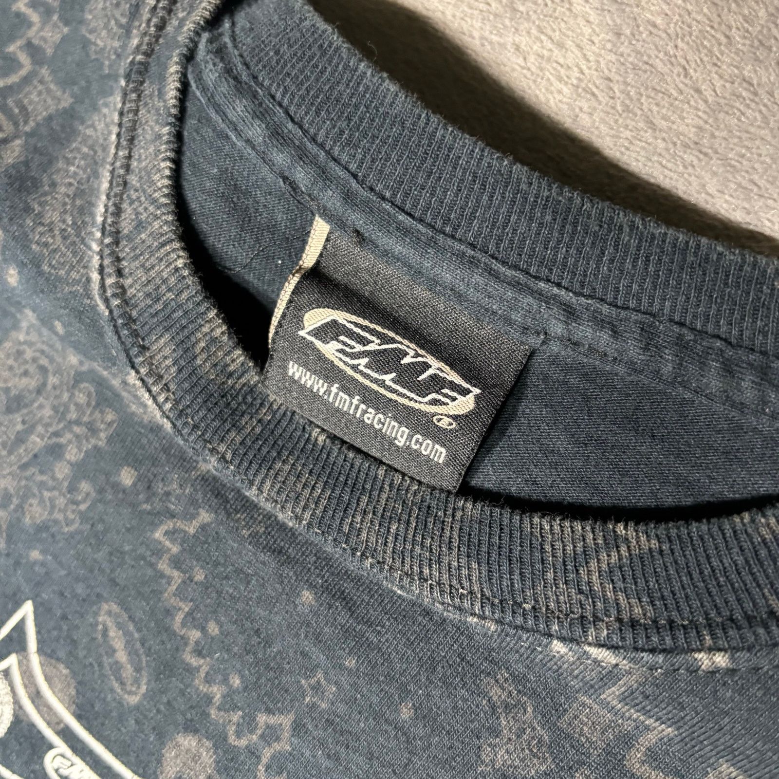 Other FMF Apparel Black Bandana Graphic Tee Moto Punk Mens Size S Size US S / EU 44-46 / 1 - 3 Thumbnail