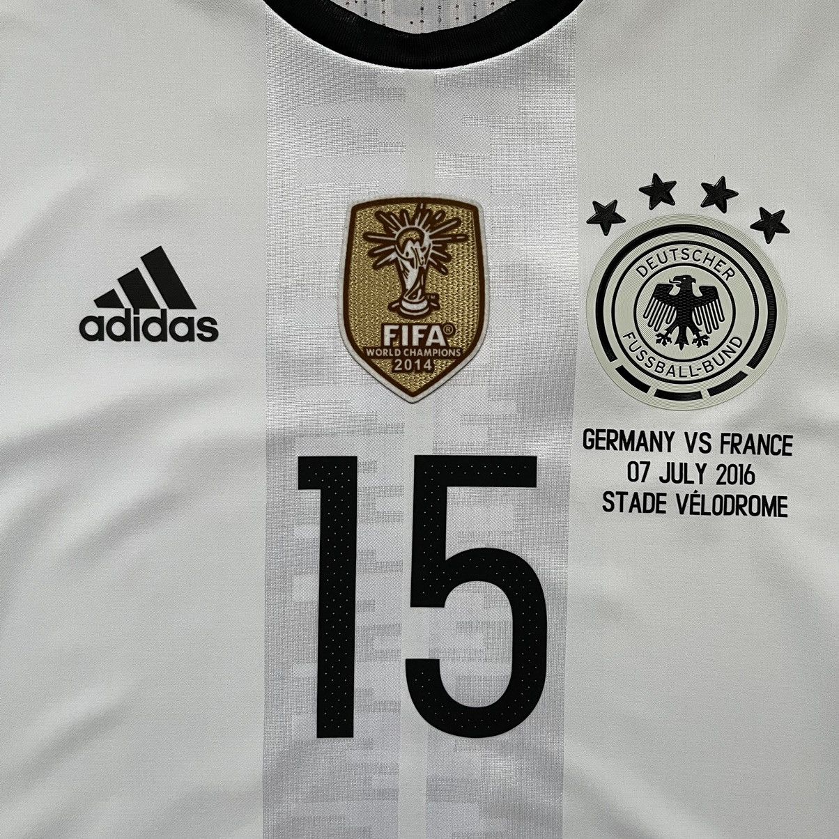 Adidas × Vintage GERMANY ADIDAS ADIZERO 2016 HOME JERSEY #15 WEIGL Size US XL / EU 56 / 4 - 5 Thumbnail