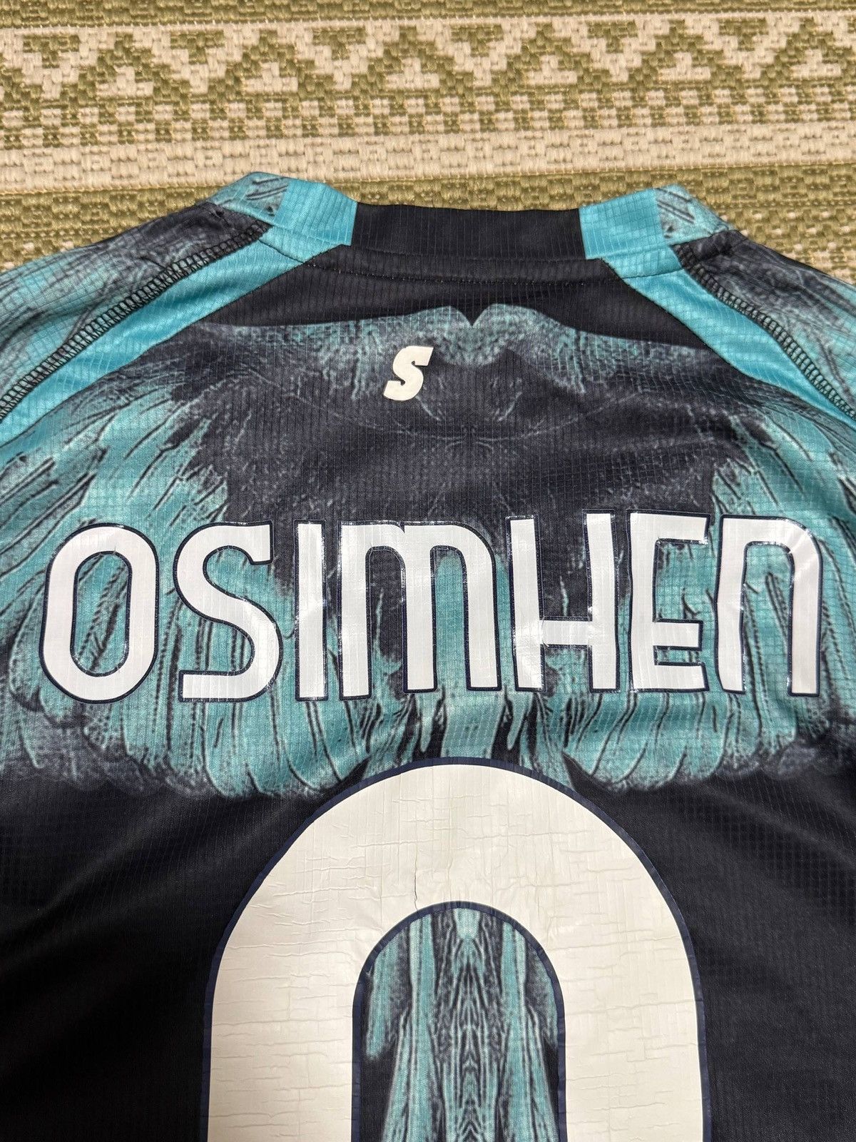 Kappa × Marcelo Burlon Rare Kappa Napoli x Marcelo Burlon #9 OSIMHEN Home Shirt S Size US M / EU 48-50 / 2 - 4 Thumbnail