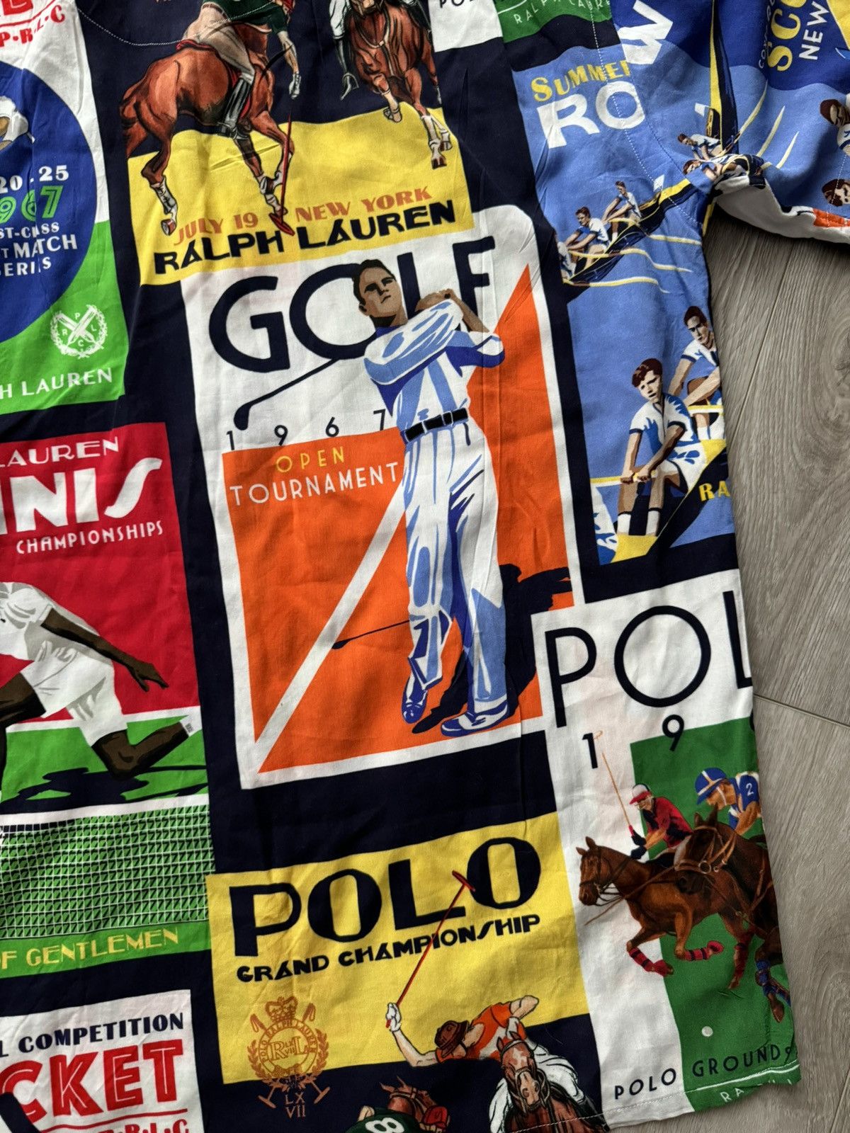 Polo Ralph Lauren × Vintage Polo Ralph Lauren Camp Shirt Rayon Loop Collar Aloha SZ S Size US S / EU 44-46 / 1 - 10 Thumbnail