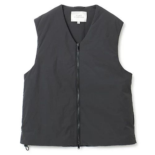 Studio Nicholson o1mle0824 Zipped Padded Vest in Black Size US L / EU 52-54 / 3 - 1 Preview