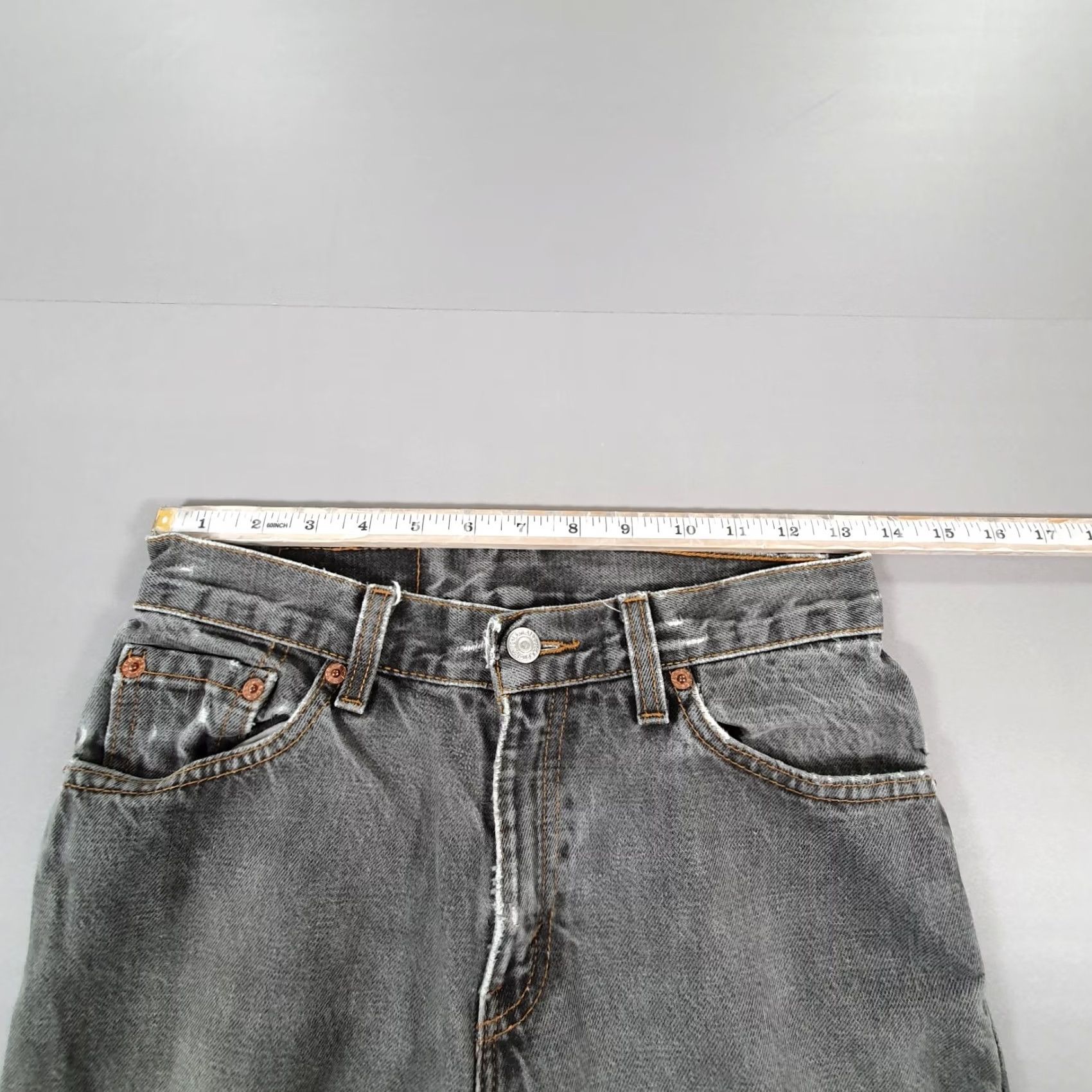 Levi's VINTAGE Levi's 517 Womens Jeans Bootcut Denim Grey W27 L32 Slim Rise Mid Womens Jeans 90s USA Made Mens? Size 27" / US 4 / IT 40 - 7 Thumbnail