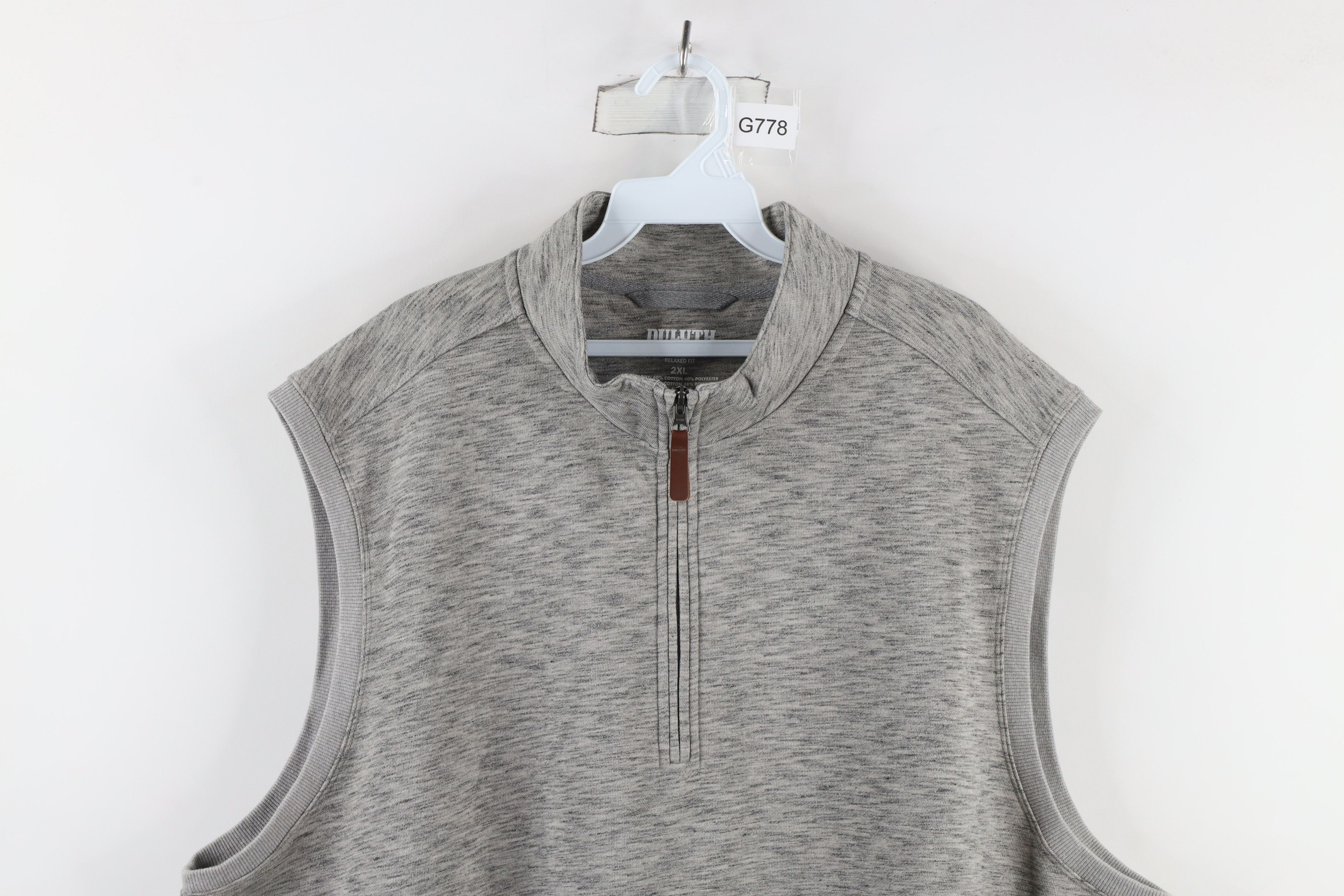 Duluth Trading Company × Vintage Duluth Trading Co Loophole Half Zip Comfort Vest Sweatshirt Size US XXL / EU 58 / 5 - 2 Thumbnail