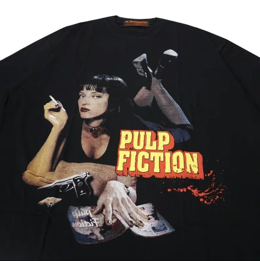 Vintage 🔥RARE🔥Pulp Fiction Promo Cigarettes Movie Band Tee boot Size US L / EU 52-54 / 3 - 2 Thumbnail