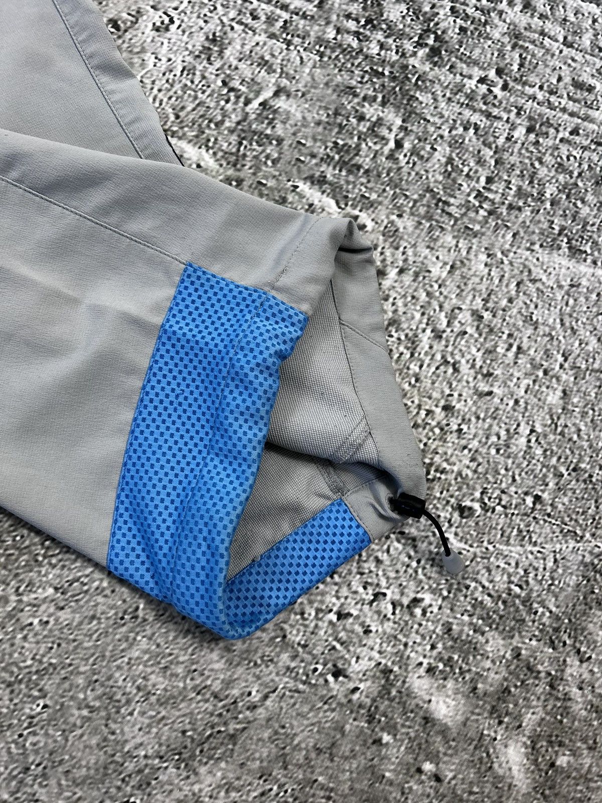 Nike × Vintage Nike vintage nylon track pants grey blue drill parachute y2k Size US 32 / EU 48 - 7 Thumbnail