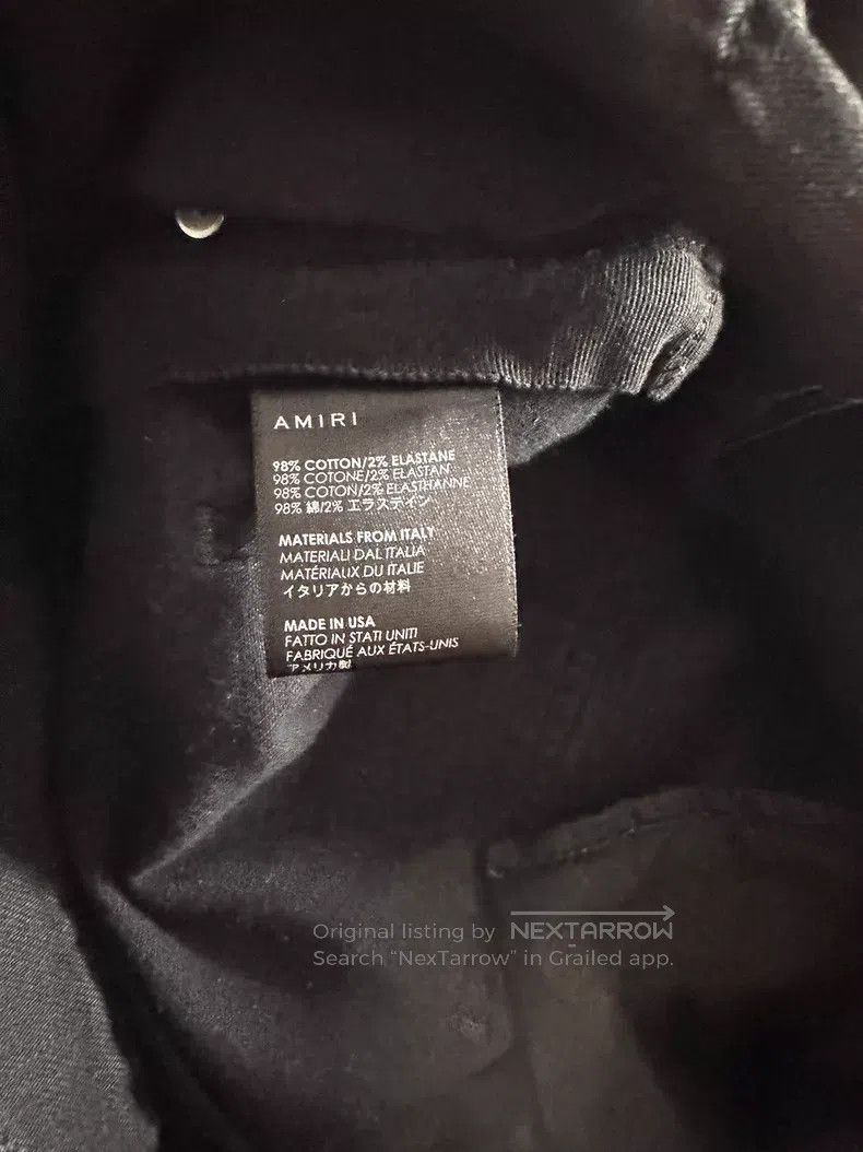 Amiri Amiri Black ripped slim-fit denim jeans Size US 29 - 5 Thumbnail