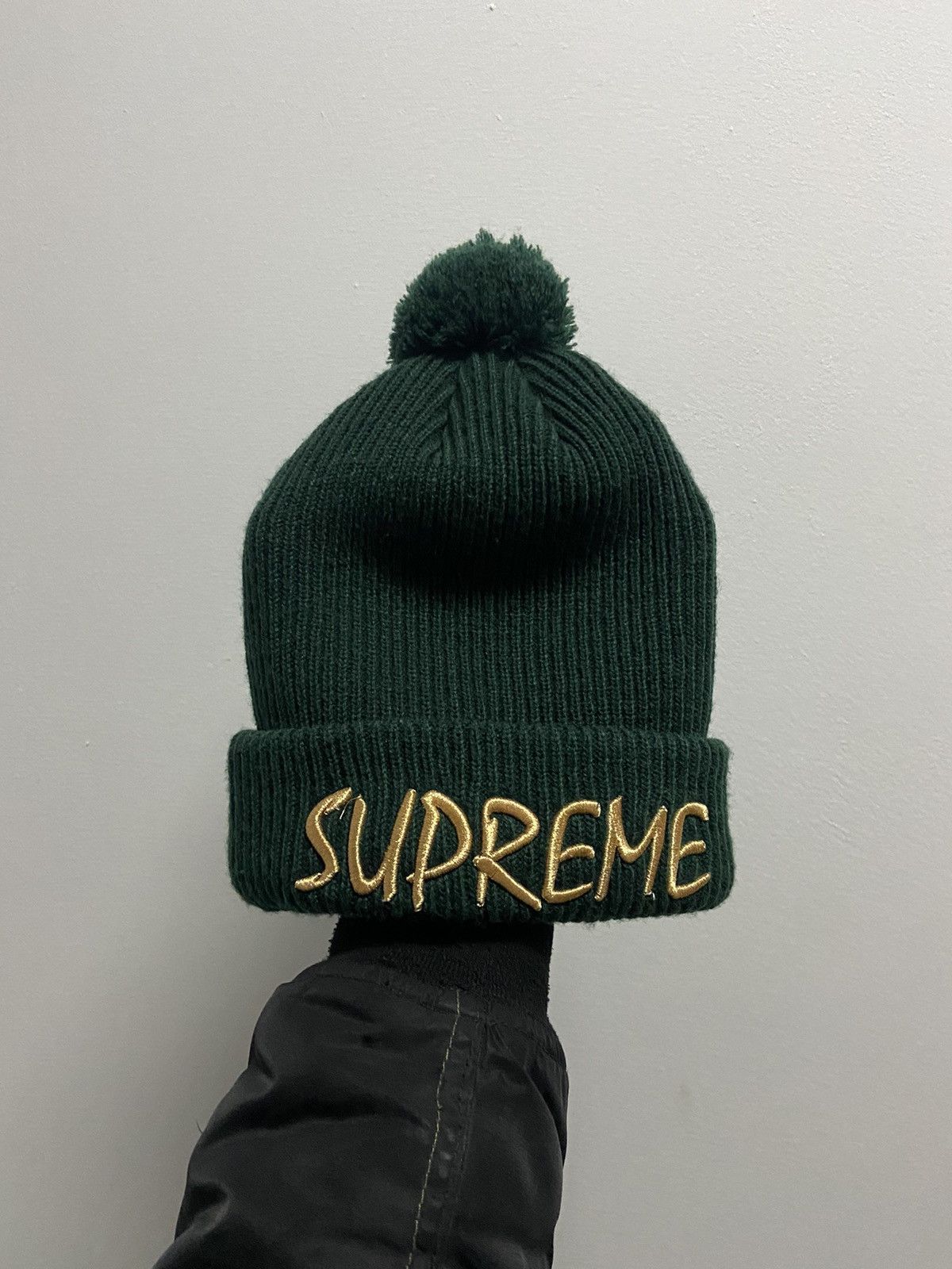 Supreme × Vintage Supreme hat knitted vintage box logo spell out skate y2k Size ONE SIZE - 1 Thumbnail