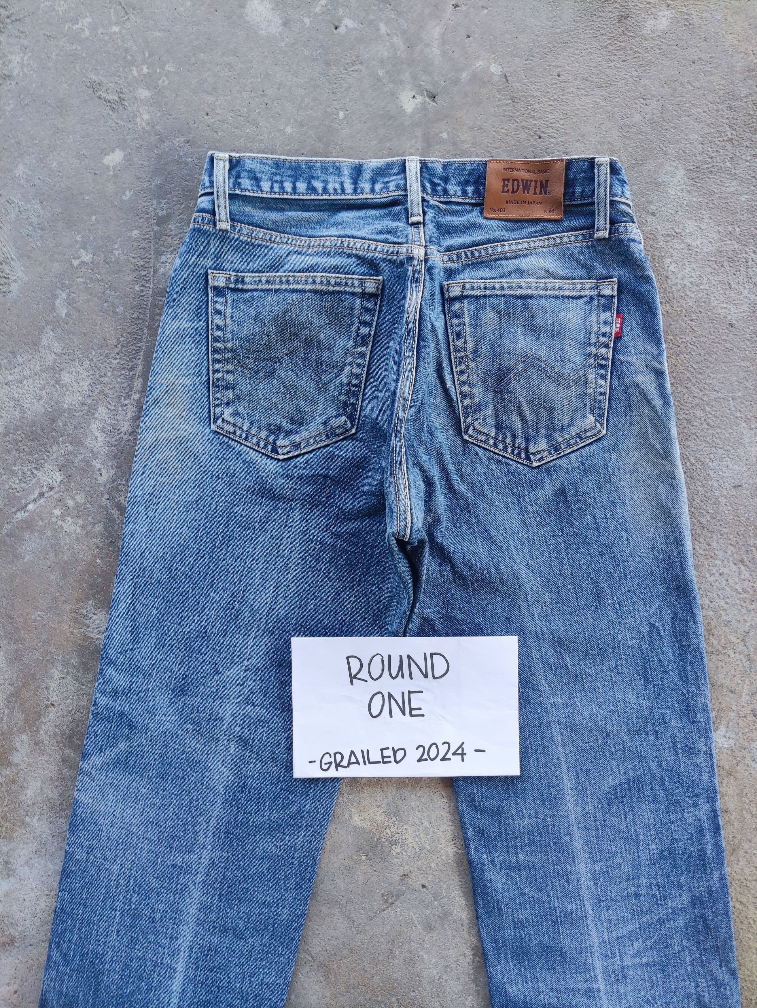 Edwin × Jean × Vintage Vintage Edwin Japan Distressed faded Denim Pants Jeans W30 Size US 30 / EU 46 - 13 Thumbnail