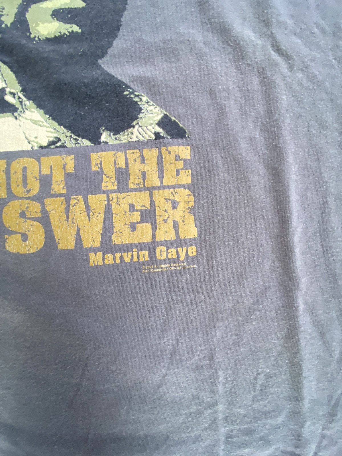 Band Tees × Vintage Vintage 2005 Marvin Gaye T shirts Size US XL / EU 56 / 4 - 4 Thumbnail