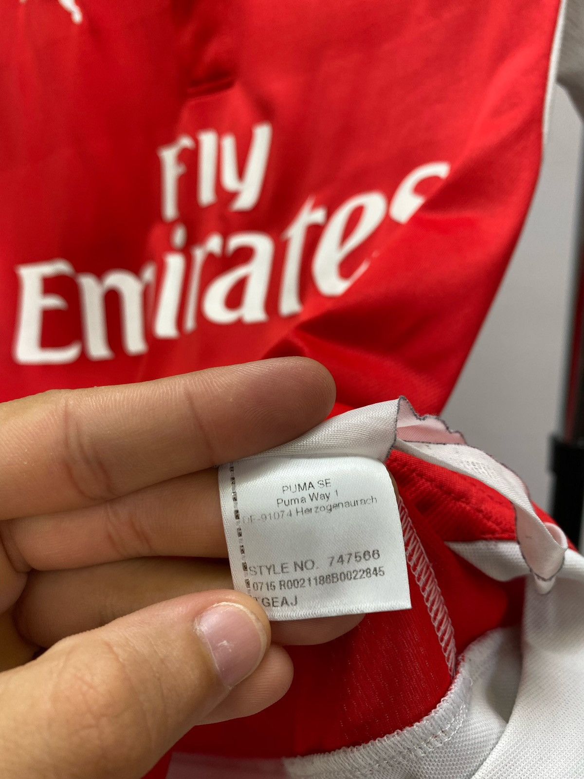 Vintage Vintage Nike Arsenal 2015-2016 #14 Walcott Soccer Jersey Kit Size US S / EU 44-46 / 1 - 14 Thumbnail