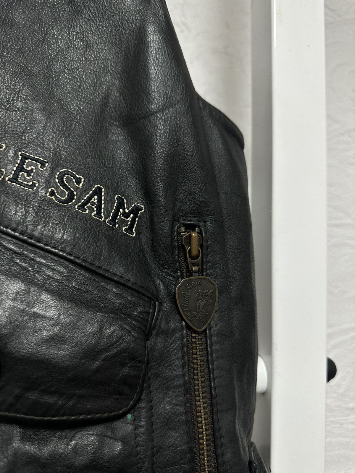 Other Uncle Sam Avant-Garde Leather Vest M Size Moto Jacket Size US M / EU 48-50 / 2 - 4 Thumbnail