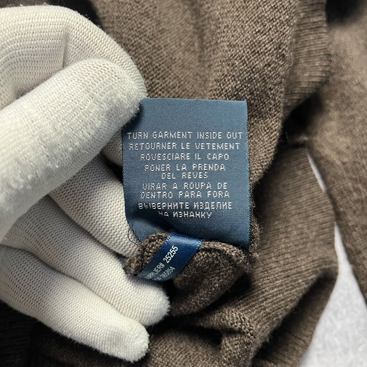 Polo Ralph Lauren Vintage Polo Ralph Lauren Brown Wool Sweater V-Neck Y2K Size US M / EU 48-50 / 2 - 9 Thumbnail